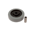 1014918AM Rubber Molded Wheel with Bushing alt 1